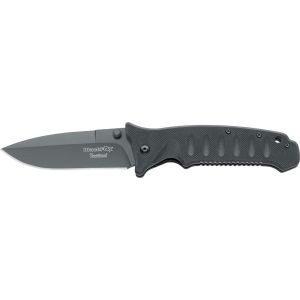 Navaja Italiana BLACK FOX TACTICA con apertura asistida y hoja de acero 440A de 9,5 cm y empuñadura de G10 negro de 12 cm