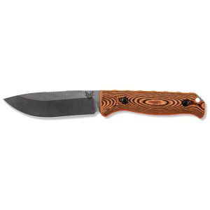 Cuchillo Skinner Benchmade Saddle Moutain Skinner 15002-1 con hoja de acero Acero CPM S90V de 10.7 cm y empuñadura de G-10 Richtlite de 11.4 cm