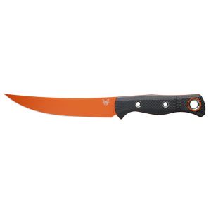Cuchillo Benchmade Meatcrafter 15500OR-2 con hoja de acero CPM S45VN de 15.4 cm y empuñadura de Aluminio Carbono de 12.7 cm