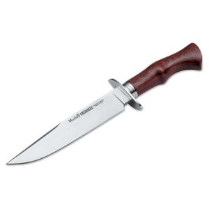 Muela Cuchillo CHEROKEE-19R hoja de acero MoVa de 19 cm y empuñadura de madera de rosewood.