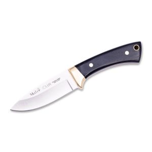 Compra aquí tu Cuchillo Muela COL-7MIC con hoja de acero MoVa de 7,2 cm y empuñadura de micarta y latón de 8,3 cm., ¡Somos su tienda en Albacete!