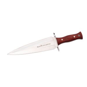 Compra aquí tu Cuchillo Muela COVARSI-24R con hoja de acero Nitro-42 de 24 cm y empuñadura de madera prensada rosewood de 13 CM, ¡Somos su tienda en Albacete!