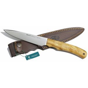 Muela Cuchillo CRIOLLO-17.OL hoja de acero MoVa de 17 cm y empuñadura de madera de olivo.