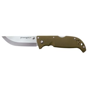 Navaja Cold Steel Finn Wolf 20NPFZ con hoja de acero AUS8 de 8.90 cm y empuñadura de Griv-Ex de 11.10 cm