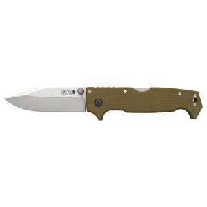 Navaja Cold Steel SR1 62L con hoja de acero Acero CPM S35VN de 10.20 cm y empuñadura de G-10 de 13.60 cm