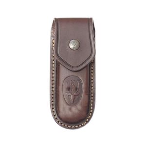Muela Funda para Navaja F/15 realizada en cuero vaquetilla para Muela 15-M Caza