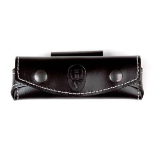 Muela Funda para Navaja F/CART.N realizada en cuero negro.