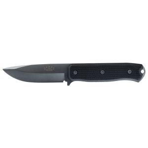 Cuchillo Fällkniven F1 XB Elmax F1 con hoja de acero Acero Elmax de 10.2 cm y empuñadura de Thermorun (material de polímero resistente) de 11.8 cm