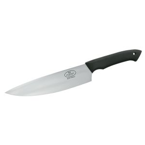 Cuchillo de cocina Fällkniven K1 Chef's Knife con hoja de acero VG10 de 20.0 cm y empuñadura de Thermorun (material de polímero resistente) de 13.0 cm