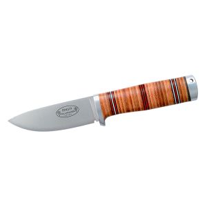 Cuchillo Fällkniven NL5 - Idun NL5 con hoja de acero VG10W de 10.0 cm y empuñadura de Cuero de 11.5 cm