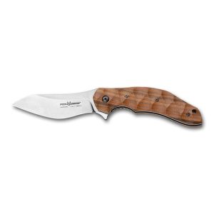 Navaja italiana FOX FLIPPER FX-302 ST con hoja de acero Böhler N690Co de 9 cm y empuñadura de madera de cocobolo de 11,5 cm