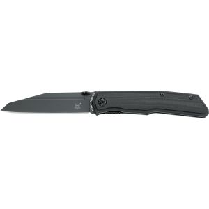 Navaja italiana FOX TERZUOLA con hoja de acero N690Co con Zeracote y empuñadura de G10 negro de 11 cm