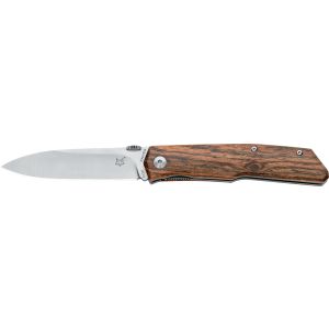 Navaja italiana FOX TERZUOLA FX-525-B con hoja de acero N690Co de 8,5 cm y empuñadura de bocote de 11,5 cm