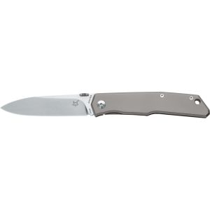 Navaja italiana FOX TERZUOLA FX-525 Ti con hoja de acero N690Co de 8,5 cm y empuñadura de titanio de 11,5 cm