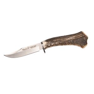 Compra aquí tu Cuchillo Muela GRED-10H con hoja de acero MoVa (1.4116) de 10 cm y empuñadura de asta de ciervo de 11 cm., ¡Somos su tienda en Albacete!