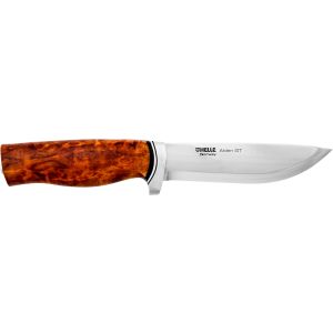 Cuchillo nórdico HELLE 36 GT con hoja de acero Acero inoxidable 14C28N de 12.3 cm y empuñadura de Abedul de 12.4 cm