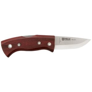Navaja nórdica HELLE 663 Raud S / con hoja de acero 12C27 de 5.5 cm y empuñadura de Abedul de 8.0 cm