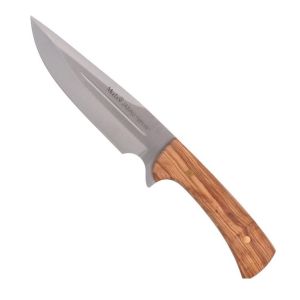 Muela Cuchillo Jabali JABALI-17 OL hoja de acero MoVa de 17 cm y empuñadura de madera de olivo.