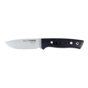 Compra aquí tu Cuchillo Muela KODIAK-10M.D con hoja de acero RW-34 de 10 cm y empuñadura de micarta canvas negra de 11