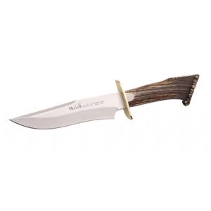 Muela Cuchillo MAGNUM MAGNUM-17S hoja de acero MoVa de 18 cm y empuñadura de asta de ciervo.
