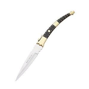 Muela Navaja MB-9M hoja de acero MoVa de 9 cm y empuñadura de asta de ciervo.