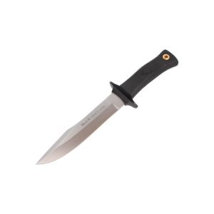 Muela Cuchillo Mirage MIRAGE-18 hoja de acero MoVa de 18 cm y empuñadura de goma negra.