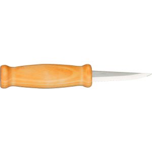 Cuchillo para tallar Morakniv Woodcarving 105 con hoja de acero Carbono de 7.9 cm y empuñadura de Abedul de 12.1 cm