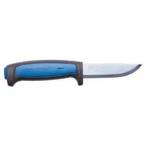 Cuchillo Morakniv Pro S Azul y negro con hoja de acero 12C27 (inox) de 9.1 cm y empuñadura de Polímero de 11.5 cm