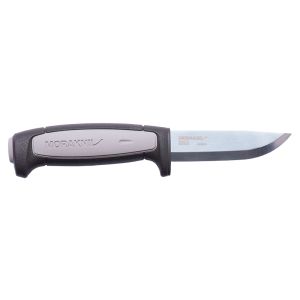 Cuchillo Morakniv Robust Gris con hoja de acero Carbono de 9.1 cm y empuñadura de Polímero de 11.5 cm