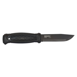 Cuchillo Morakniv Garberg Black C MM con hoja de acero Carbono de 10.9 cm y empuñadura de Caucho de 12.0 cm