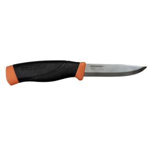 Cuchillo Morakniv Companion HD Burn orange / naranja quemado con hoja de acero 12C27 (inox) de 10.4 cm