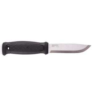 Cuchillo Morakniv Garberg S negro con hoja de acero Acero inoxidable 14C28N de 10.9 cm y empuñadura de Caucho de 12.0 cm