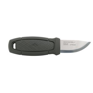 Cuchillo Morakniv Eldris – Gris sombra con hoja de acero 12C27 (inox) de 5.9 cm y empuñadura de Polímero de 8.6 cm