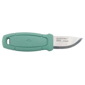 Cuchillo Morakniv Eldris LightDuty Verde pastel con hoja de acero 12C27 (inox) de 5.9 cm y empuñadura de Polímero de 8.6 cm