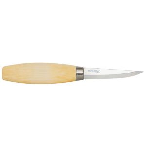 Cuchillo para tallar Morakniv Carving droit 106 acero carbono con hoja de acero Carbono de 8.2 cm y empuñadura de Abedul de 10.8 cm