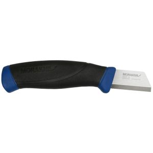 Cuchillo Morakniv Electricista y multiherramienta con hoja de acero 12C27 (inox) de 4.3 cm y empuñadura de Caucho de 11.7 cm