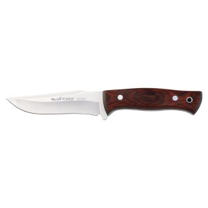 Compra aquí tu Cuchillo Muela POINTER-12M con hoja de acero MoVa de 12 cm y empuñadura de estamina roja de 12 cm, ¡Somos su tienda en Albacete!