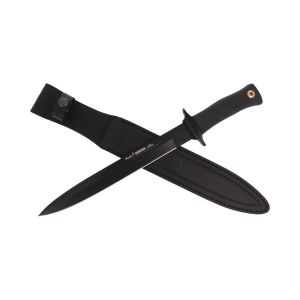Muela Cuchillo SCORPION-26G hoja de acero MoVa de 26 cm teflonada y empuñadura de goma.