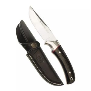Muela Cuchillo SETTER-11M hoja de acero MoVa de 11 cm y empuñadura de micarta negra.
